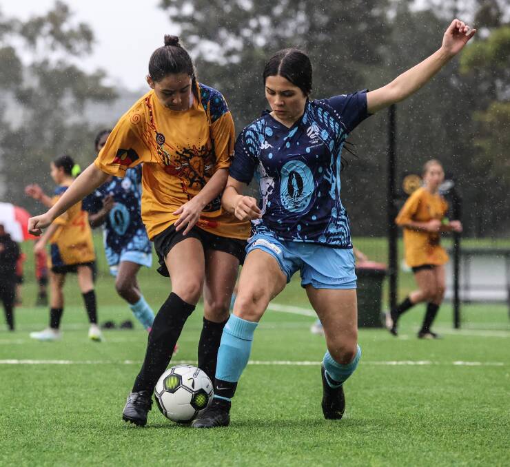 Action in last season's NAIDOC Cup. Photo Tom Pombart.