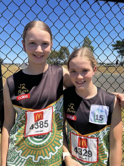 Ivy Hoadley and Lillian Bennett. Both were among the medals at the regional championships held in sweltering conditions in Tamworth.
