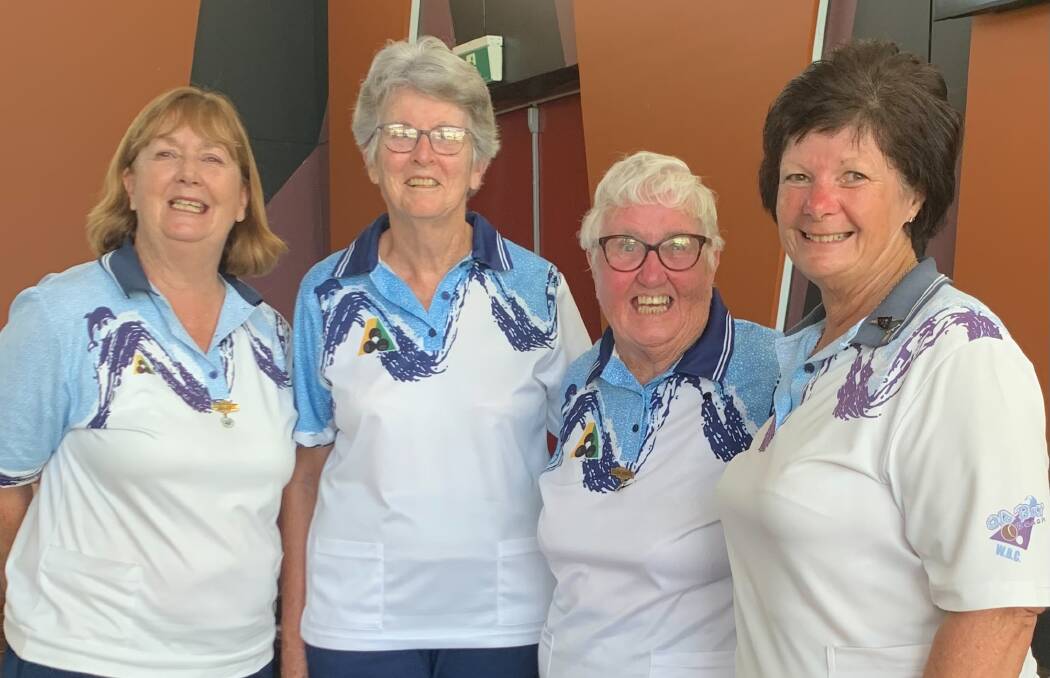 Old Bar women's major fours winners were Sue Lathwell, Anne Little, Ellen Orriss and Jane Carson.