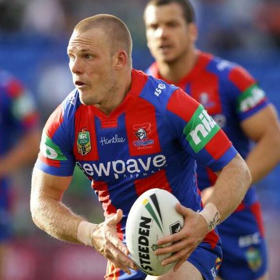 Nathan Ross in action for the Newcastle Knights. He'll play in Group Three for the Wingham Tigers next year.