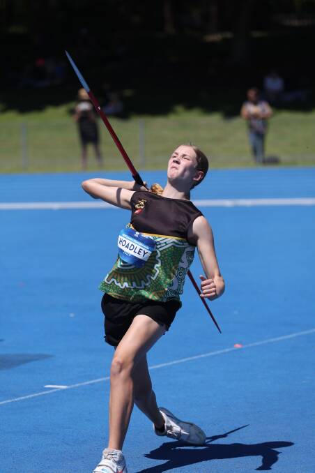 Athlete Ivy Hoadley, pictured competing in the recent country championships, was named the Junior Sportstar of the Year at the 2023 Manning Sport Awards. Photo Fed Etter NSW Athletics.
