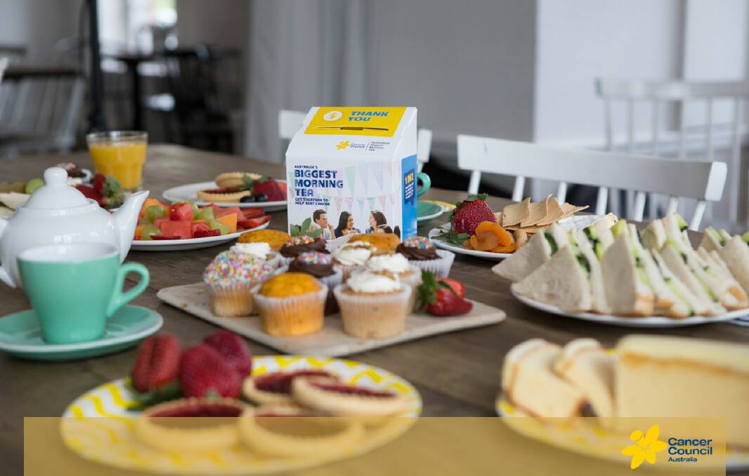 The annual Biggest Morning Tea raises funds for the Cancer Council. Picture supplied