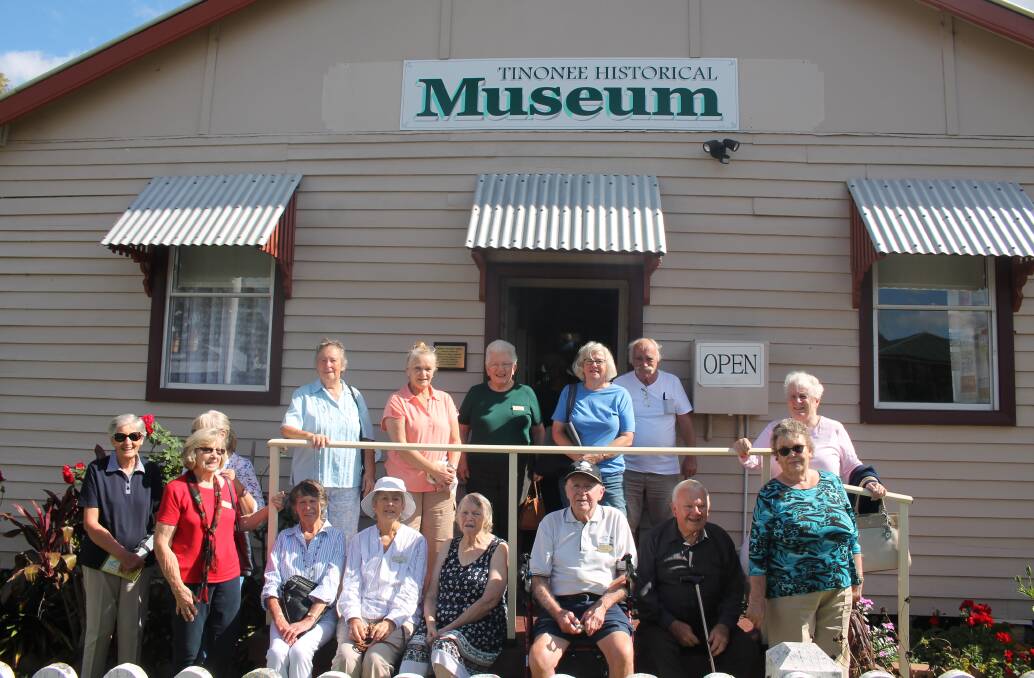 Halliday's Point seniors who visited Tinonee Historical Museum and enjoyed the collections of artefacts.