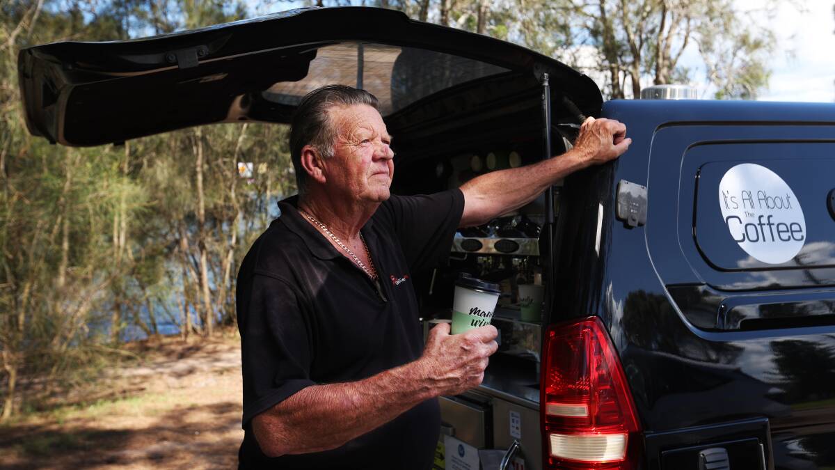 The 2 Coffee Guys owner Graeme Hobbs says his business will suffer. Picture by Simone De Peak 
