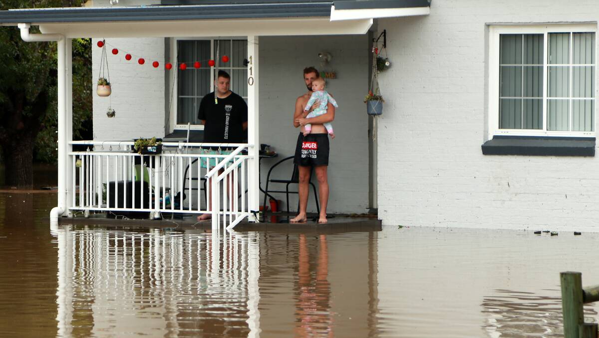 The March 2021 floods in Taree. Photo Scott Calvin
