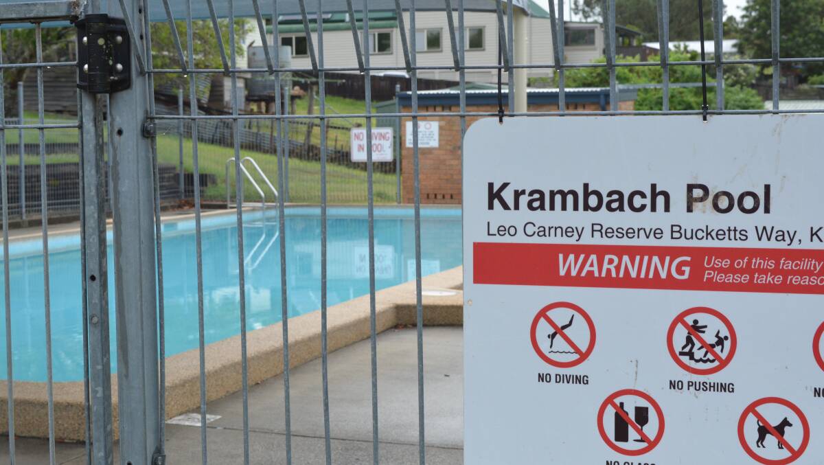 A report to MidCoast Council recommends closing the Krambach Pool. File picture. 