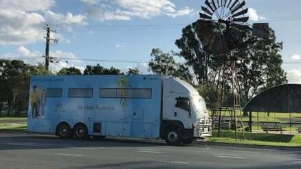  The Golden Wattle mobile service centre. Picture supplied