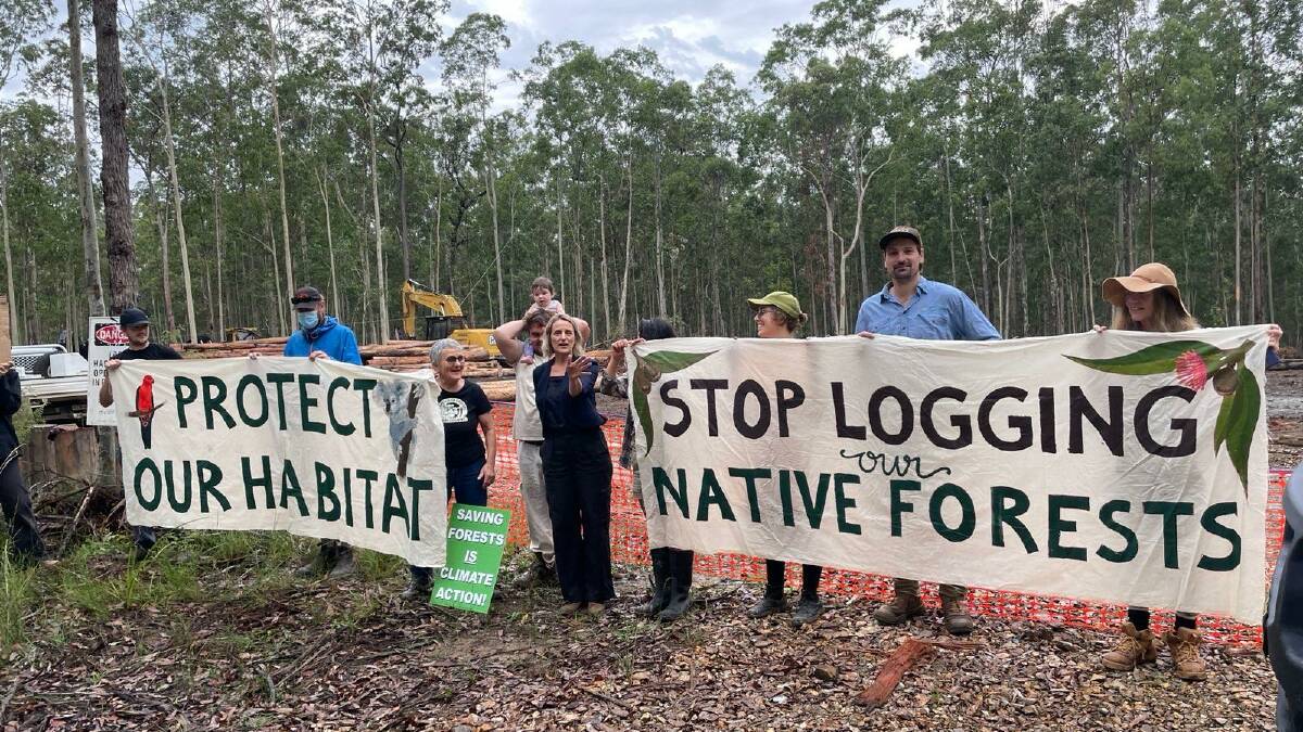 Picture Save Bulga Forest on Biripi Country.
